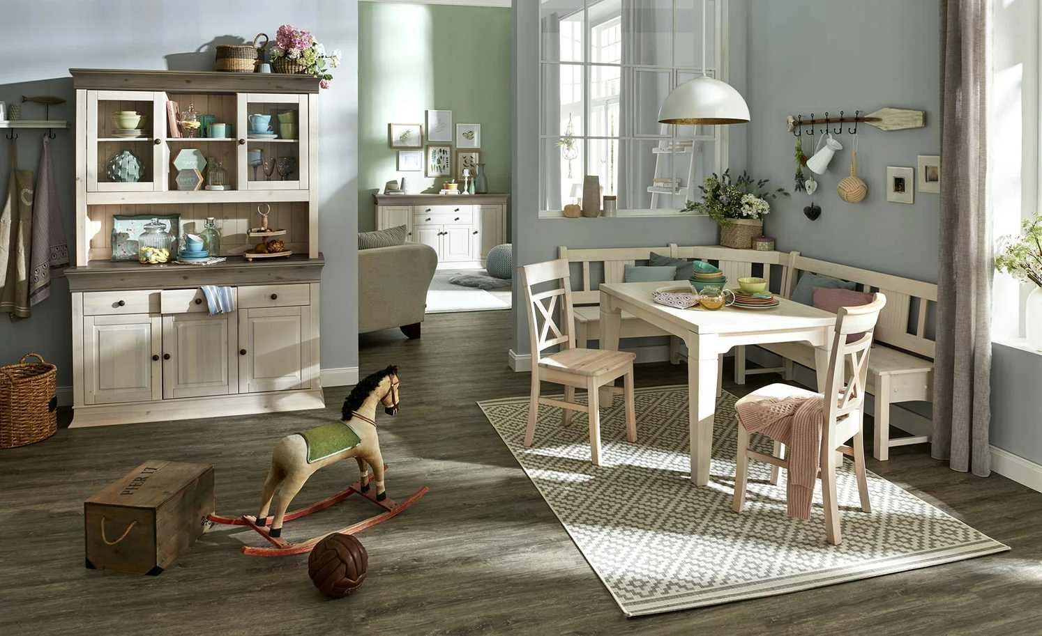 2er-Set Massivholz-Stühle Bornholm | Kiefer Weiß 3 2er-Set Massivholz-Stühle Bornholm | Kiefer Weiß