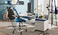 PAIDI Kinder- und Jugenddrehstuhl Tio | Azurblau