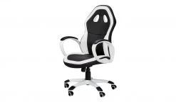 Chefsessel Bever | Schwarz / Weiß