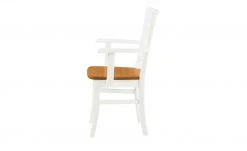 maison bleue Holzstuhl massiv Florian | Weiß / bernsteinfarben Ja -Stuhle Geschaft 11300769 3 202108131411