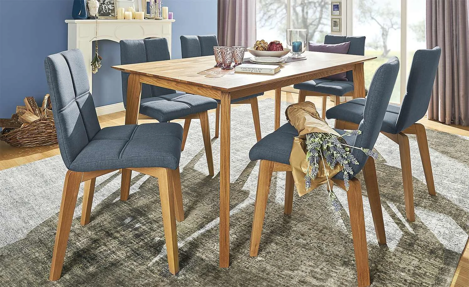 Woodford Polsterstuhl Anni | Jeans (Blau) Nein 3 Woodford Polsterstuhl Anni | Jeans (Blau) Nein