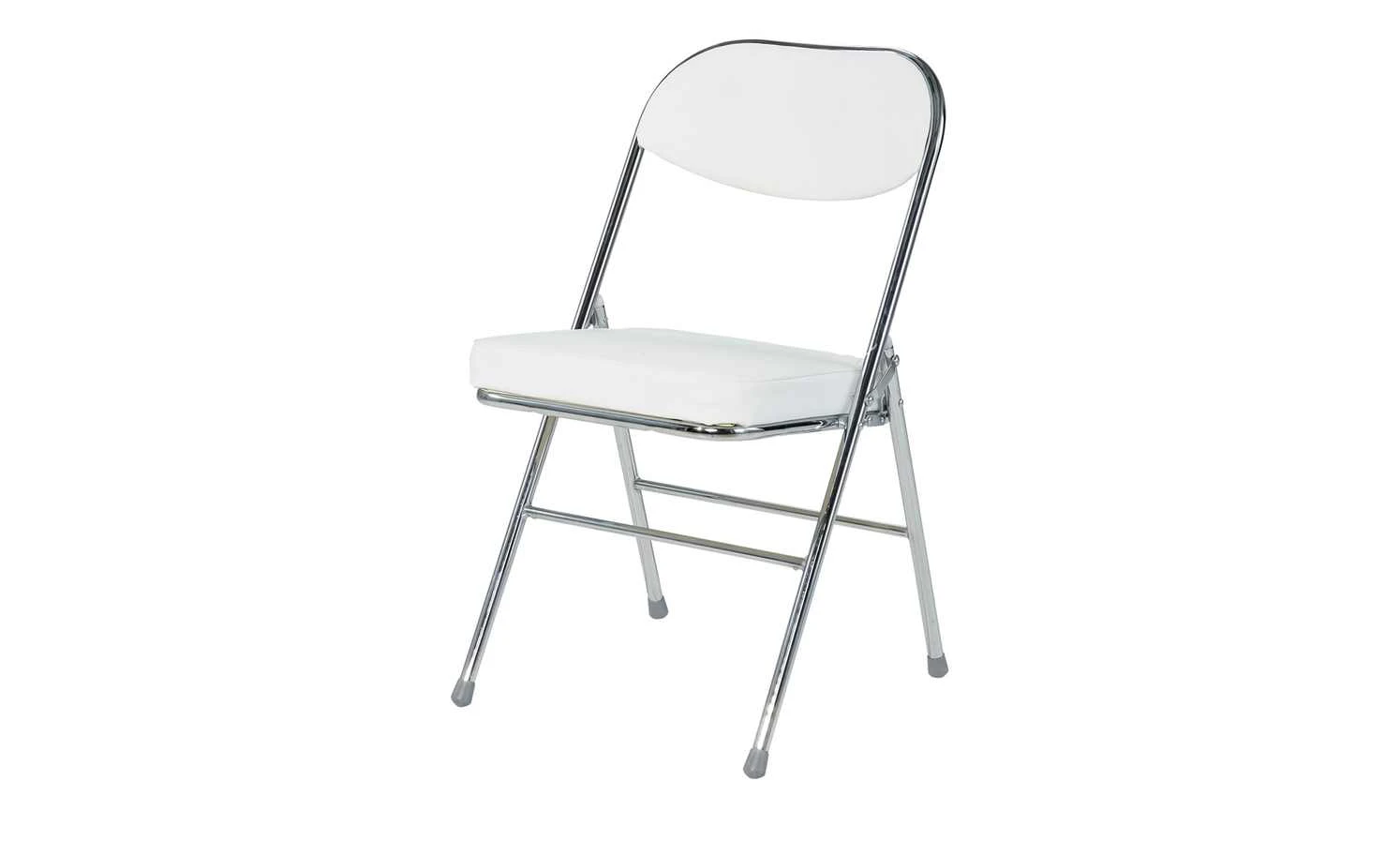 Klappstuhl Kunstleder Chrom Florian | weiß 3 Klappstuhl Kunstleder Chrom Florian | weiß