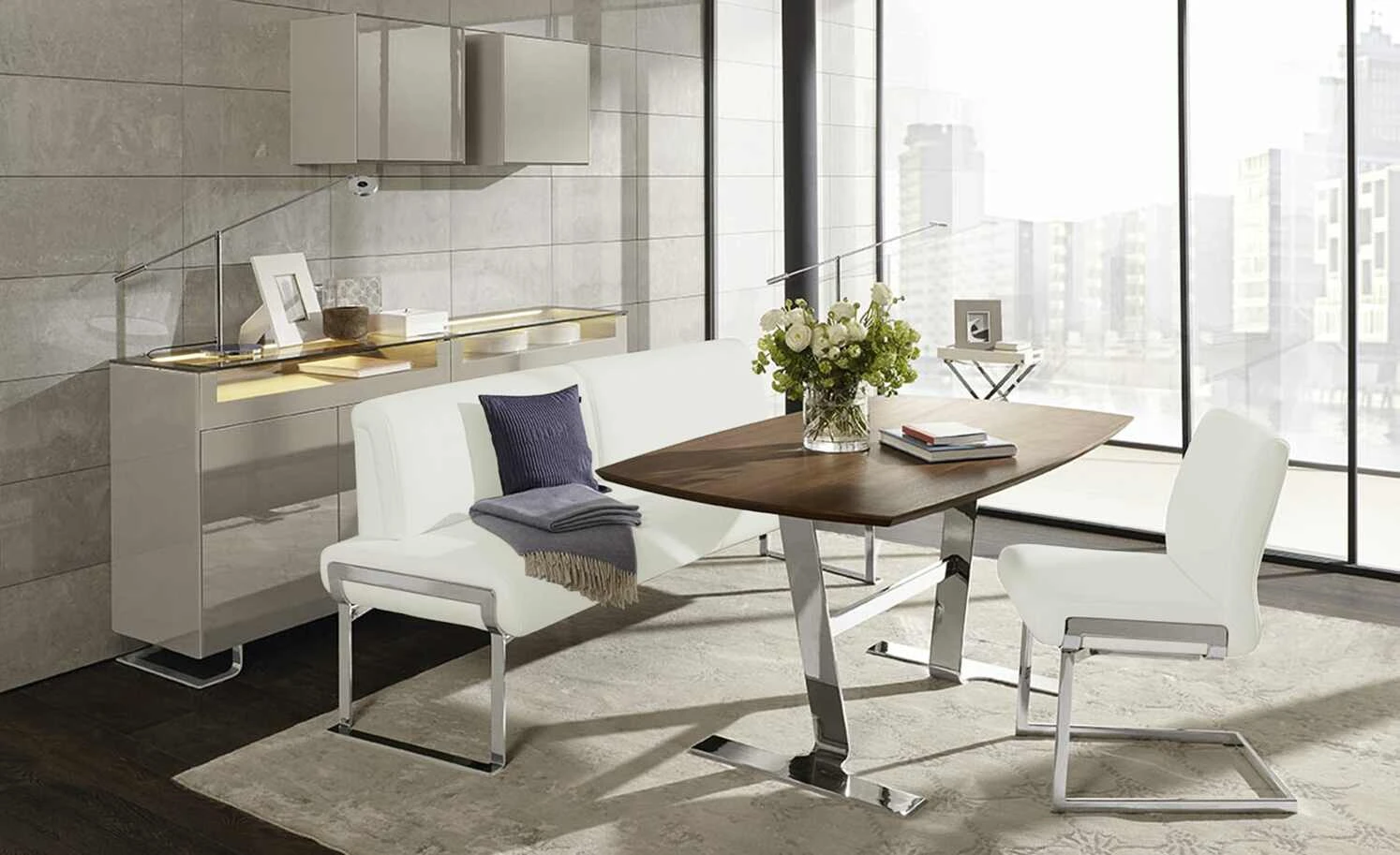 JOOP! Schwingstuhl Leder 007 | Zucker (Weiß) 3 JOOP! Schwingstuhl Leder 007 | Zucker (Weiß)