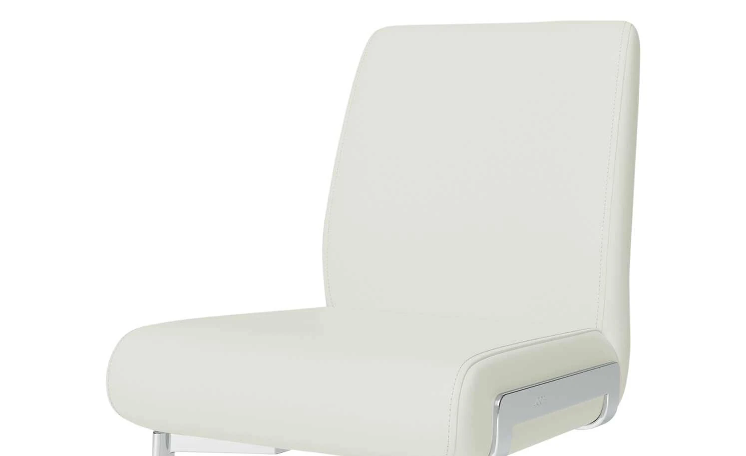 JOOP! Schwingstuhl Leder 007 | Zucker (Weiß) 6 JOOP! Schwingstuhl Leder 007 | Zucker (Weiß) – Bild 4
