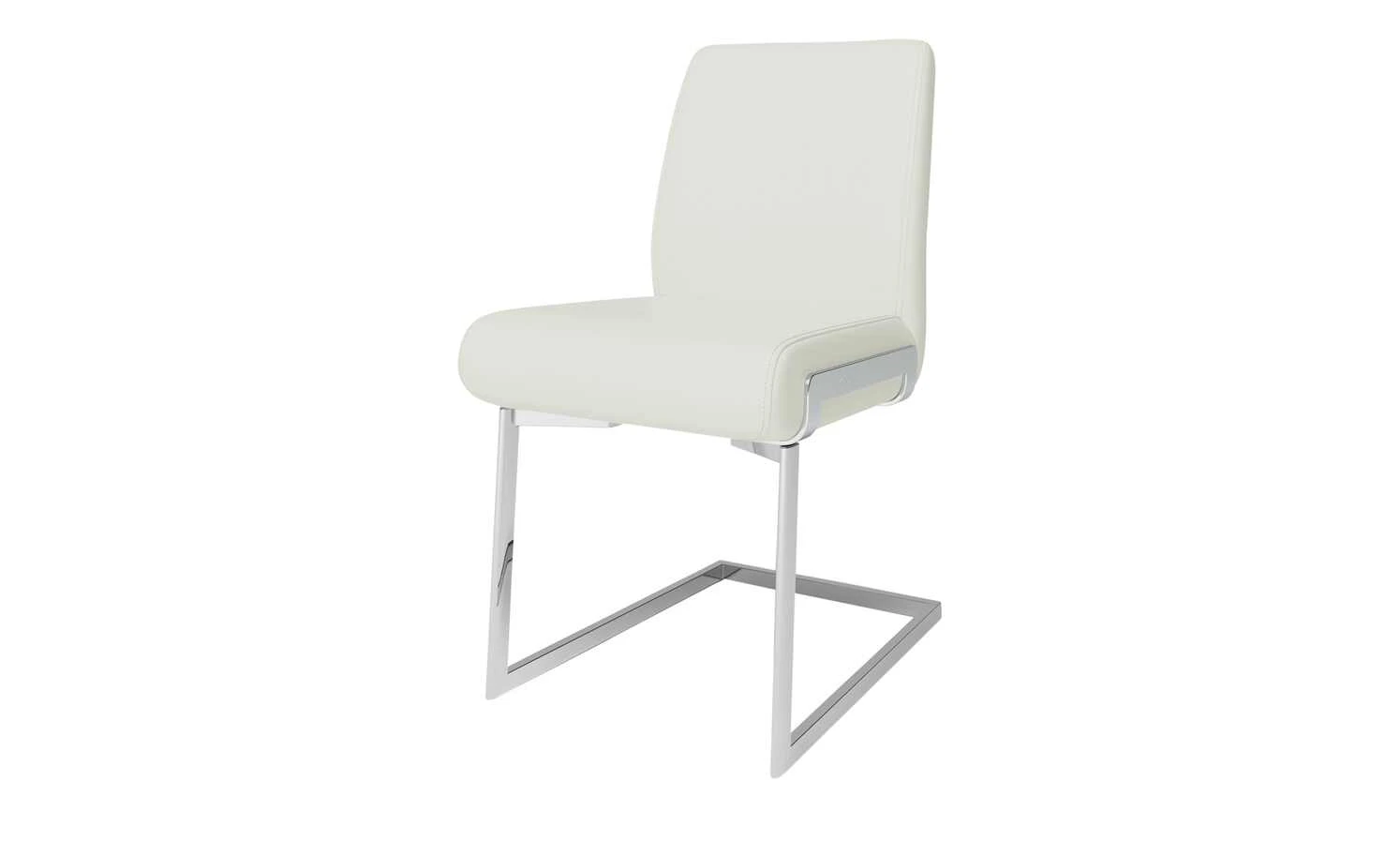 JOOP! Schwingstuhl Leder 007 | Zucker (Weiß) 4 JOOP! Schwingstuhl Leder 007 | Zucker (Weiß) – Bild 2