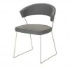Connubia Kufenstuhl Leder New York | Grau -Stuhle Geschaft 11308559 9 202110201248