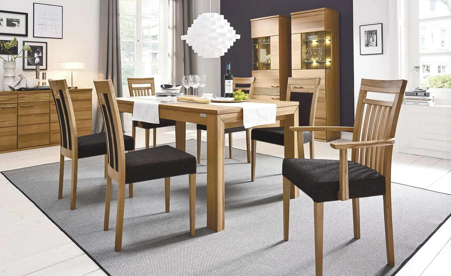 Wohnwert Stuhl Noa | Moor (Dunkelblau/Braun) 1 3 Wohnwert Stuhl Noa | Moor (Dunkelblau/Braun) 1