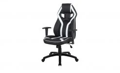 Chefsessel Biblis Weiß | Schwarz / Weiß