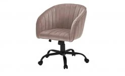 Drehsessel Ahr | Rosa / Schwarz -Stuhle Geschaft 11352688 11 202006111419