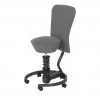 Aeris Drehhocker mit Lehne Swopper | Grau / Schwarz Federbein Standard (für Körpergewicht von 50-120 kg) -Stuhle Geschaft 11353041 13 202105102233