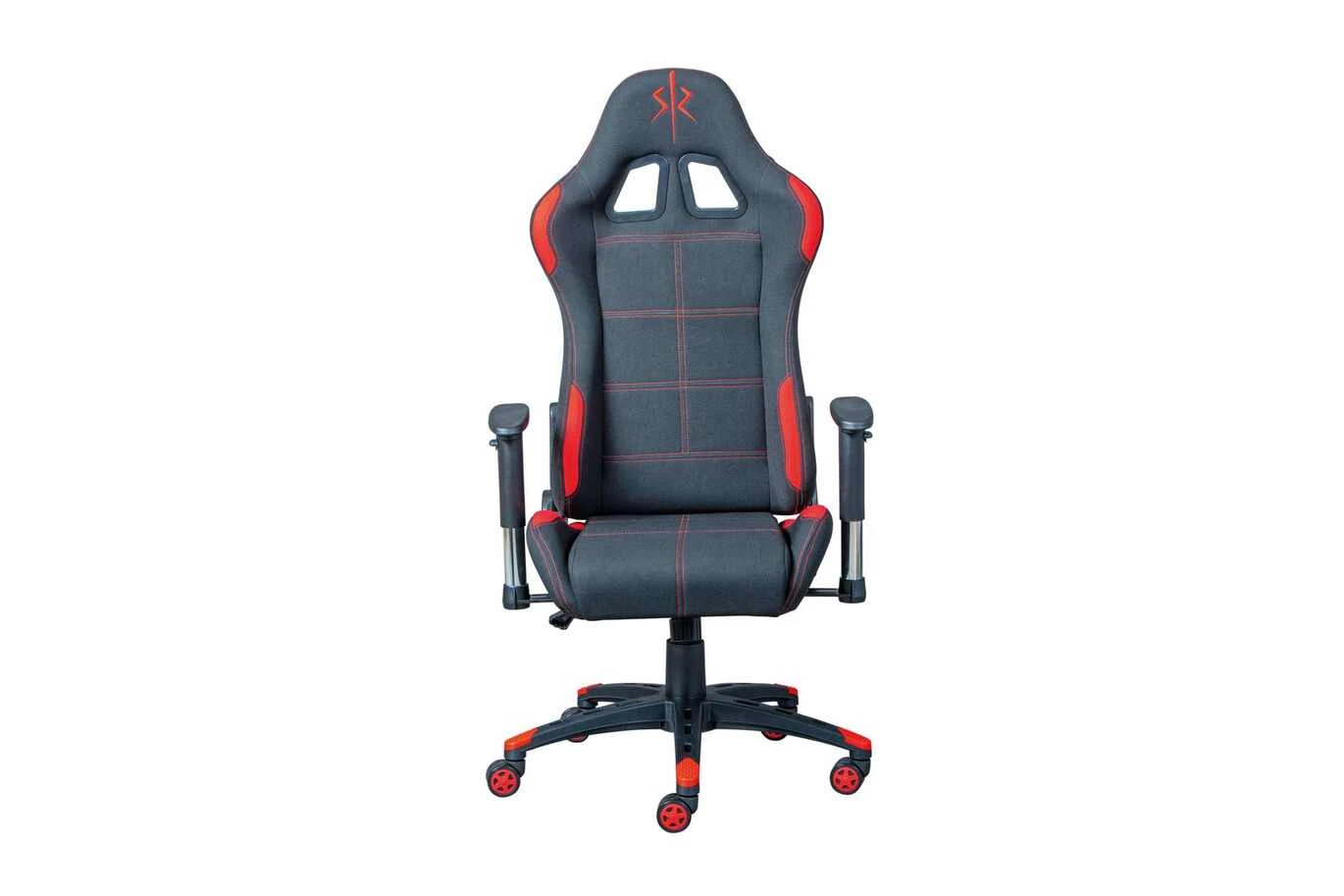 Drehstuhl Gaming Red | Schwarz/ Absetzung Rot 4 Drehstuhl Gaming Red | Schwarz/ Absetzung Rot – Bild 2