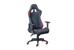 Drehstuhl Gaming Red | Schwarz/ Absetzung Rot