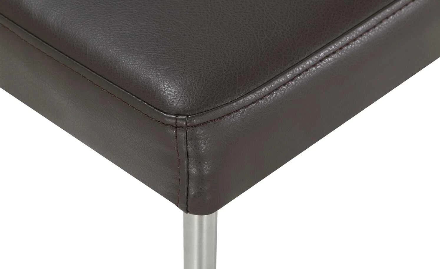 Polsterstuhl stapelbar Bistro | Dunkelbraun 10 Polsterstuhl stapelbar Bistro | Dunkelbraun – Bild 8