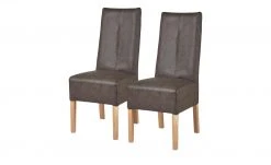 Polsterstuhl 2er Set Buche braun Marlon