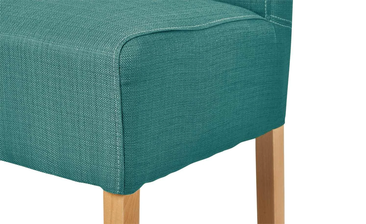 Polsterstuhl 2er Set Buche petrol Marlon 5 Polsterstuhl 2er Set Buche petrol Marlon – Bild 3