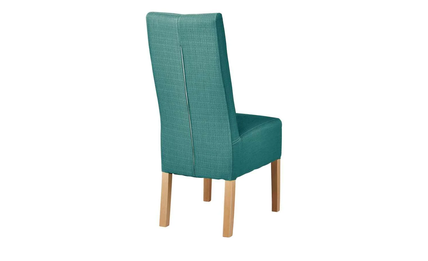 Polsterstuhl 2er Set Buche petrol Marlon 7 Polsterstuhl 2er Set Buche petrol Marlon – Bild 5
