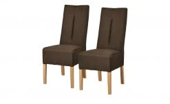 Polsterstuhl 2er Set Buche dunkelbraun Marlon