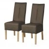 Polsterstuhl 2er Set Buche braun Marc