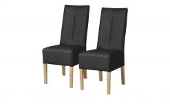 Polsterstuhl 2er Set Buche anthrazit Marc