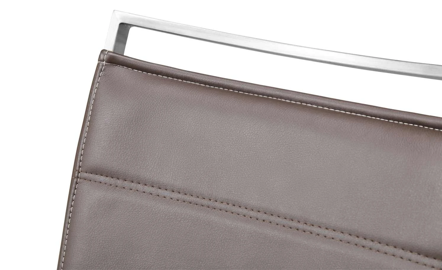 uno Kunstleder-Freischwinger Edita | Braun 7 uno Kunstleder-Freischwinger Edita | Braun – Bild 5