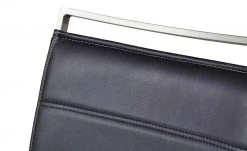 uno Kunstleder-Freischwinger Edita | Schwarz -Stuhle Geschaft 12303001 8 202007231119