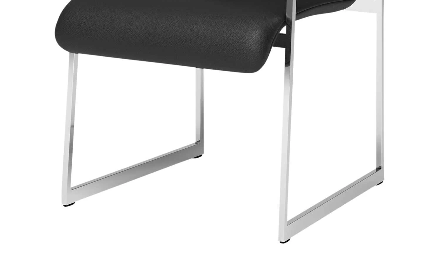 JOOP! Leder-Kufenstuhl Cubic | Black (Schwarz) Ja 7 JOOP! Leder-Kufenstuhl Cubic | Black (Schwarz) Ja – Bild 5