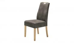 Polsterstuhl Top-Chairs | Graphit (Grau) Kernbuche