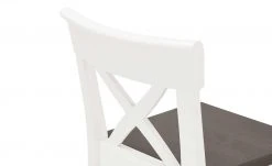 maison bleue Barstuhl Florian | Weiß / Grau ca. 74,5 cm -Stuhle Geschaft 12307039 2 202108131411