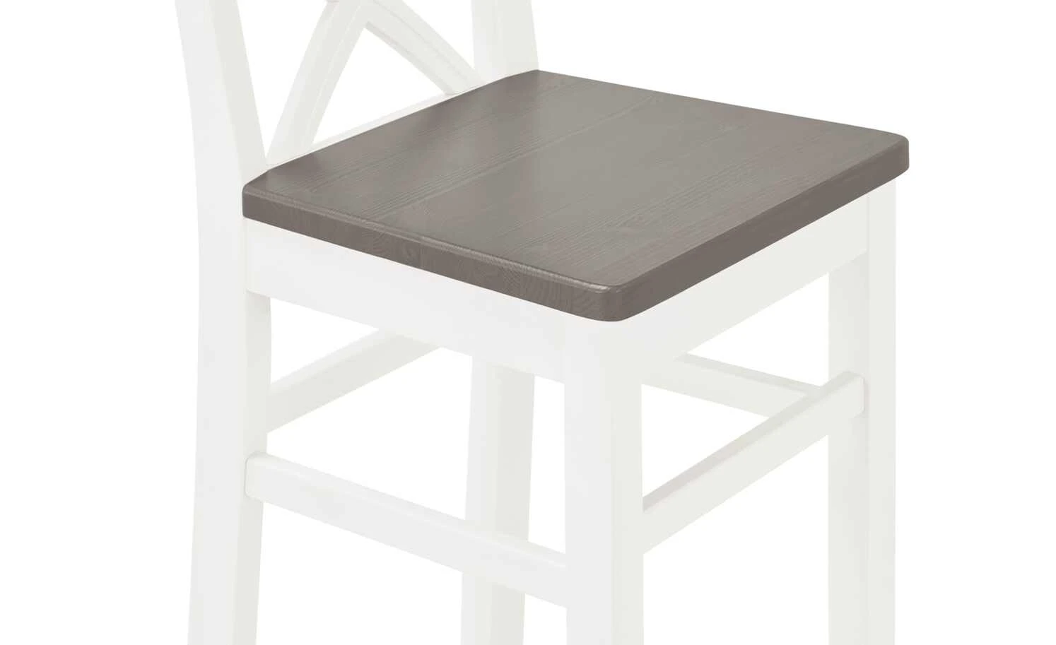 maison bleue Barstuhl Florian | Weiß / Grau ca. 64,5 cm 7 maison bleue Barstuhl Florian | Weiß / Grau ca. 64,5 cm – Bild 5