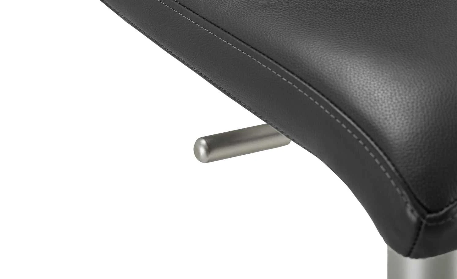 Leder-Barhocker MyTina | Schwarz 9 Leder-Barhocker MyTina | Schwarz – Bild 7