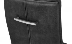 Polsterschwingstuhl Valas | Schwarz Längsnaht am Rücken -Stuhle Geschaft 12309476 2 202102252235