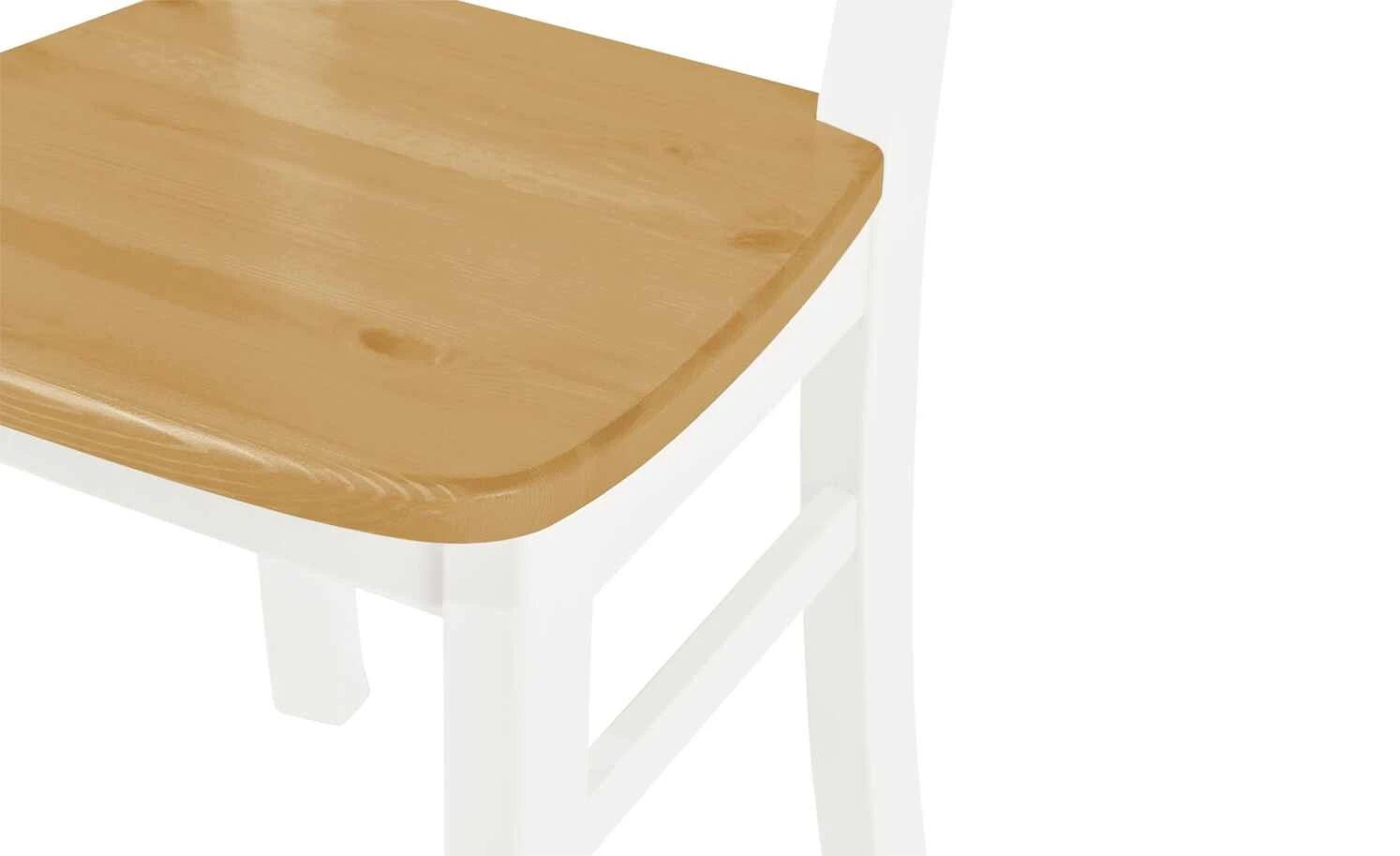 maison bleue Holzstuhl massiv Florian | Weiß / laugenfarben Nein 9 maison bleue Holzstuhl massiv Florian | Weiß / laugenfarben Nein – Bild 7