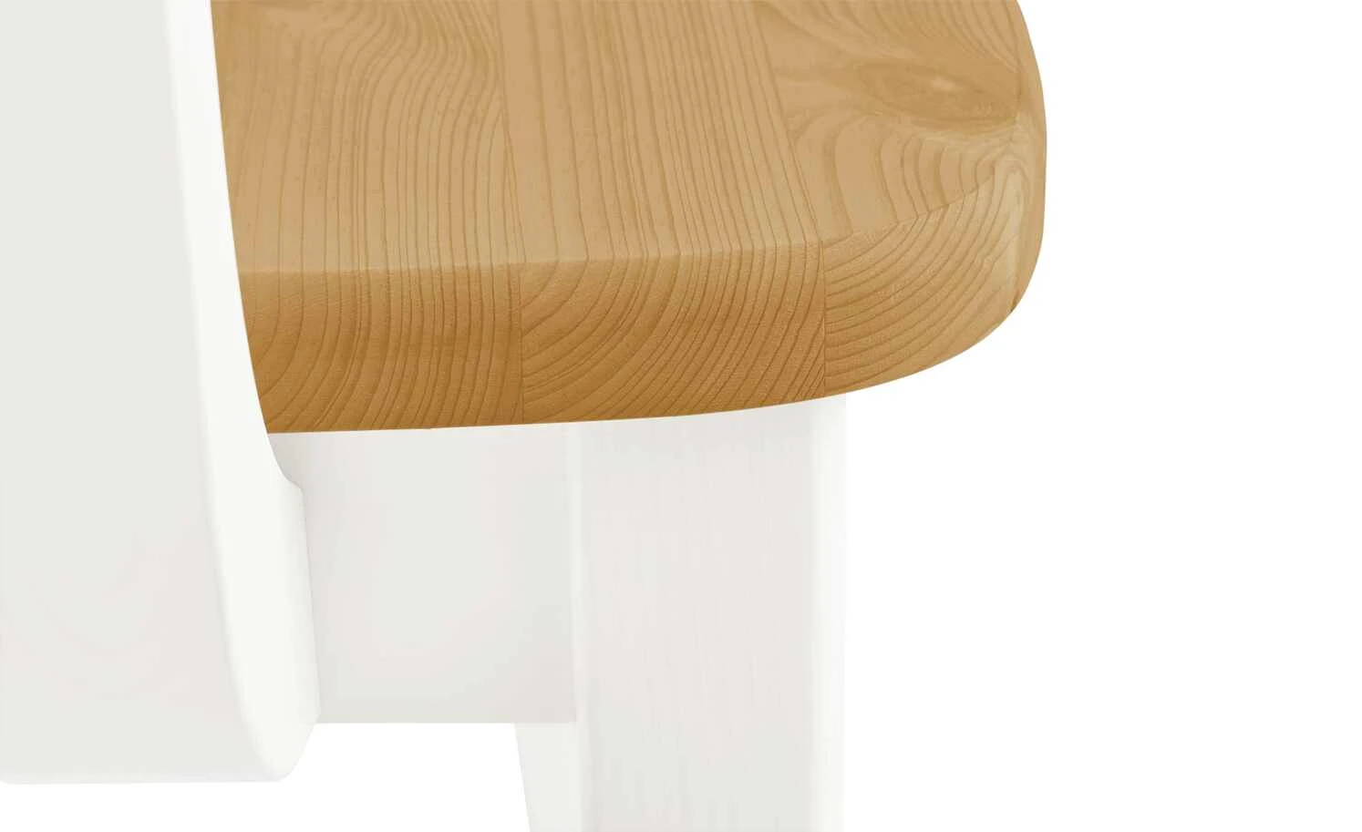 maison bleue Holzstuhl massiv Florian | Weiß / laugenfarben Ja 9 maison bleue Holzstuhl massiv Florian | Weiß / laugenfarben Ja – Bild 7