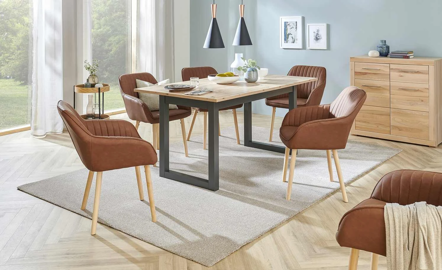 Schalenstuhl Thore | Hellbraun 3 Schalenstuhl Thore | Hellbraun