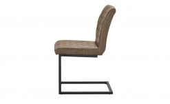 uno Kunstleder-Freischwinger Lisa | Braun Nein -Stuhle Geschaft 13302718 7 202105031235