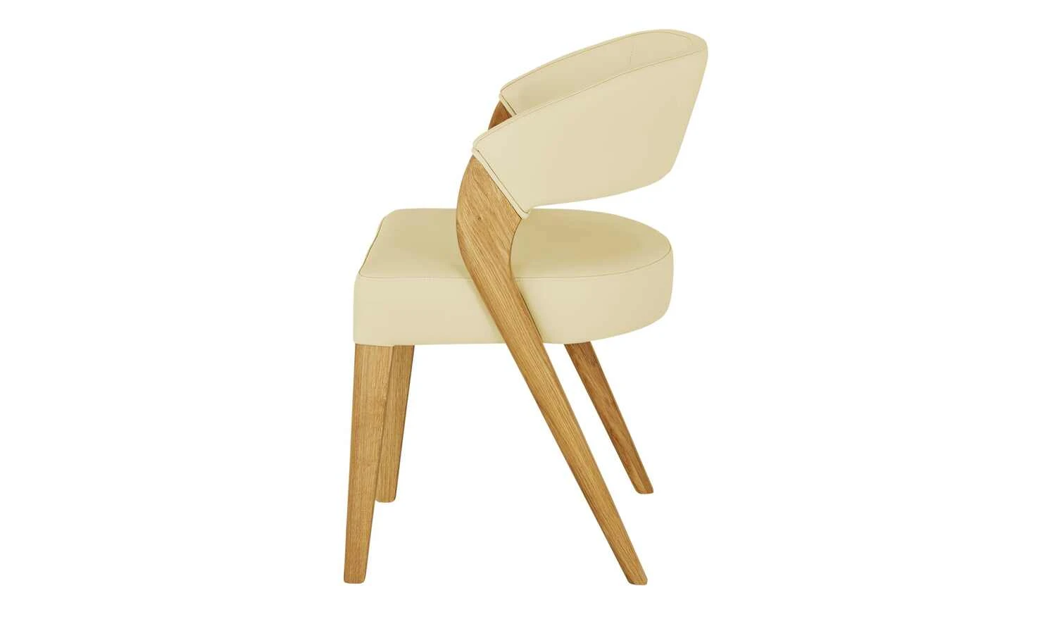 Woodford Leder-Polsterstuhl Marion | Beige 7 Woodford Leder-Polsterstuhl Marion | Beige – Bild 5