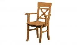 maison bleue Holzstuhl massiv Florian | bernsteinfarben Ja