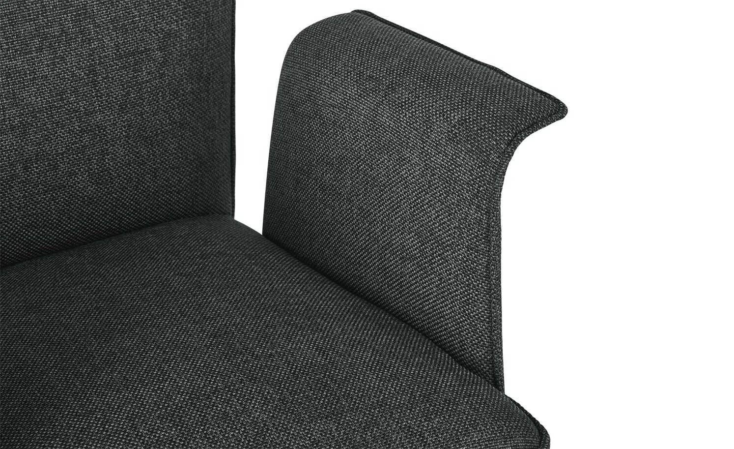 Wohnwert Polsterstuhl mit Armlehne Scandio | Moor (Dunkelblau/Braun) 6 Wohnwert Polsterstuhl mit Armlehne Scandio | Moor (Dunkelblau/Braun) – Bild 4