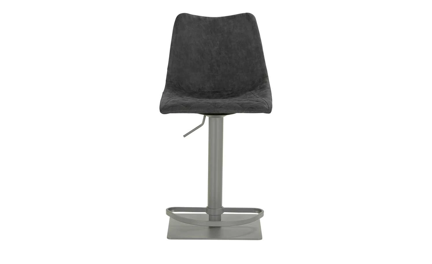 Barhocker MyToby | Schwarz Grau eckiger Bodenteller 6 Barhocker MyToby | Schwarz Grau eckiger Bodenteller – Bild 4