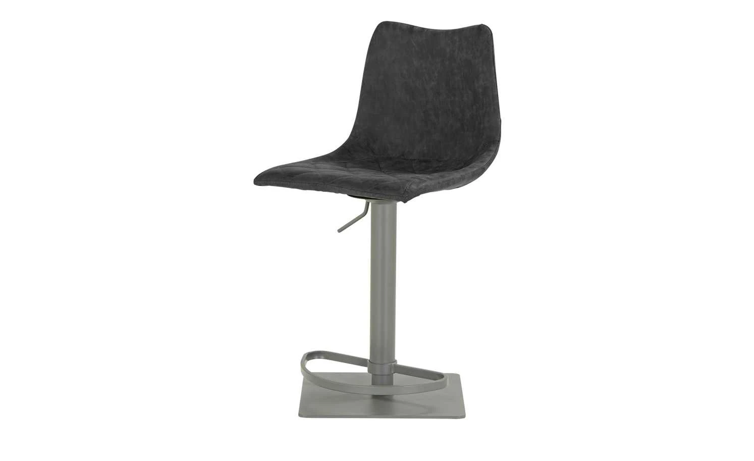 Barhocker MyToby | Schwarz Grau eckiger Bodenteller 9 Barhocker MyToby | Schwarz Grau eckiger Bodenteller – Bild 7