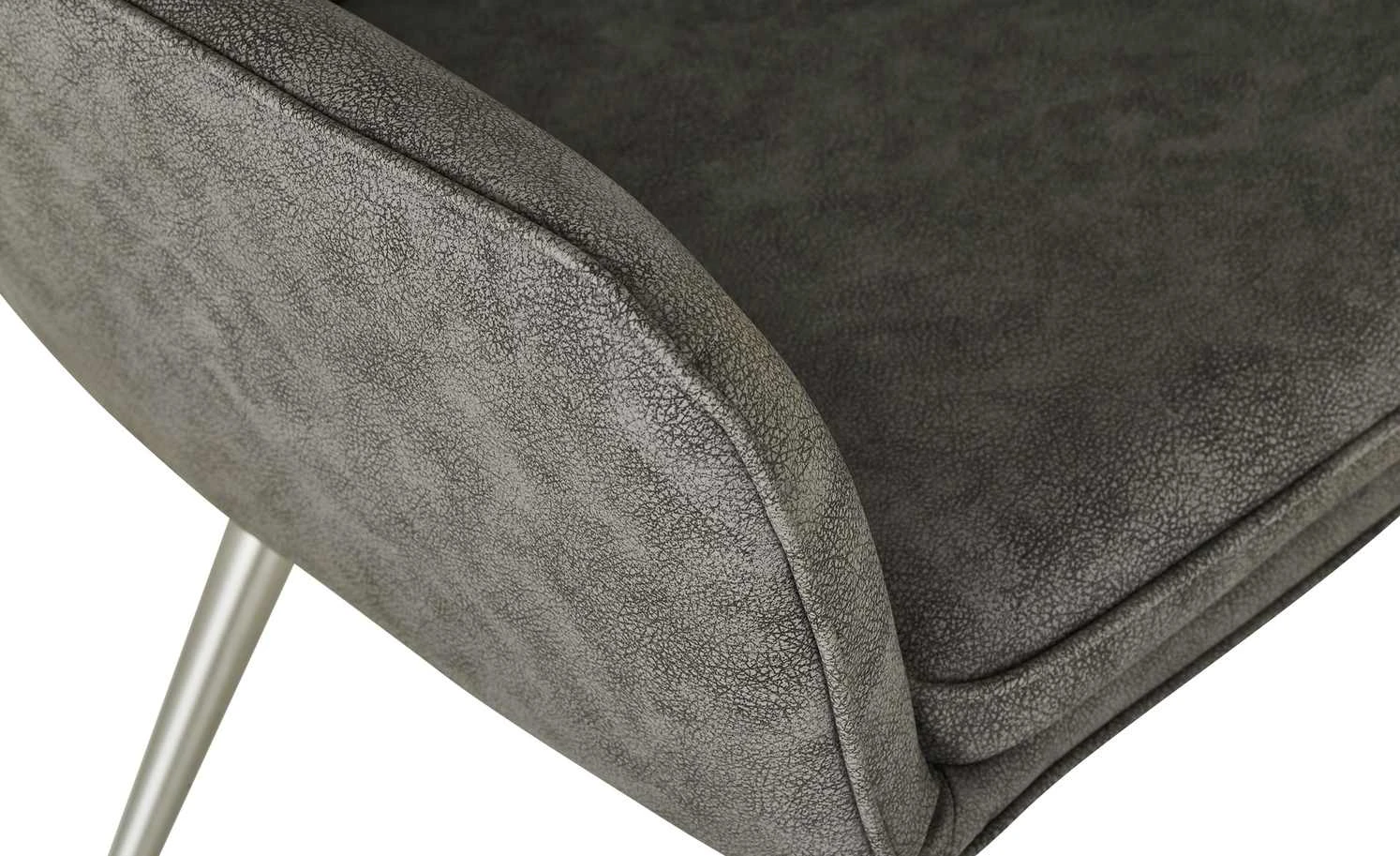 uno Polsterstuhl mit Armlehne Ilvie | Grau 6 uno Polsterstuhl mit Armlehne Ilvie | Grau – Bild 4