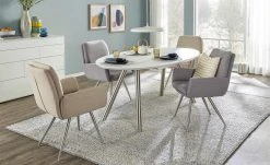 uno Polsterstuhl mit Armlehne Ilka | Beige