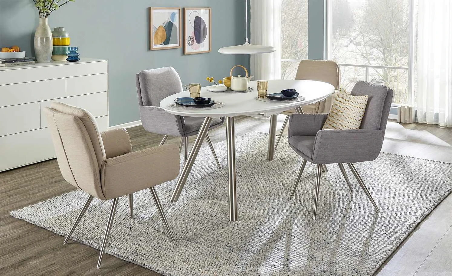 uno Polsterstuhl mit Armlehne Ilka | Grau 3 uno Polsterstuhl mit Armlehne Ilka | Grau