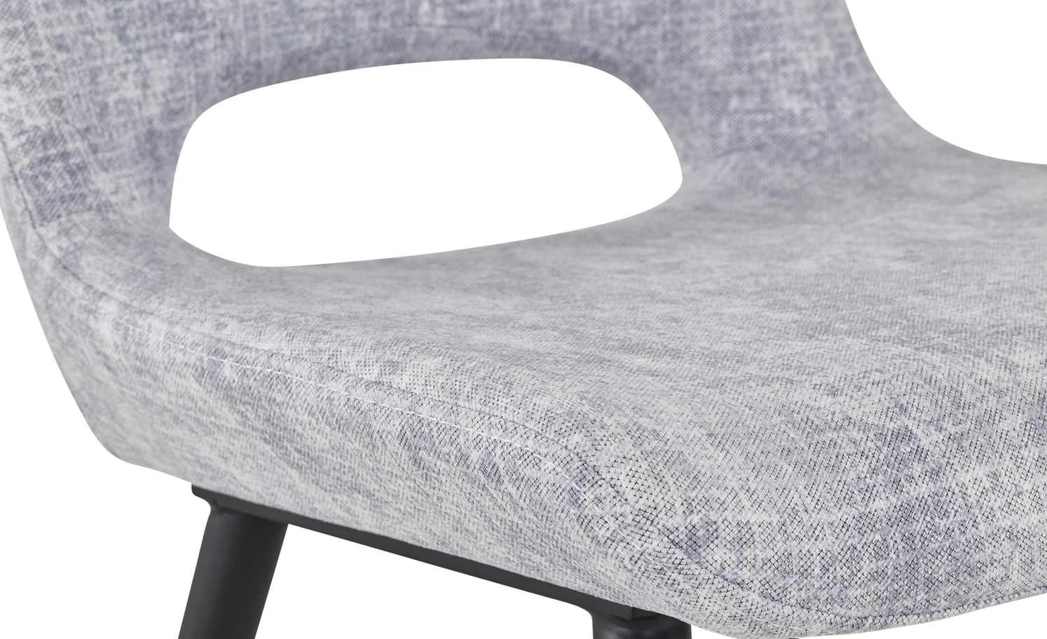 uno Polsterstuhl Daniel | Hellgrau 7 uno Polsterstuhl Daniel | Hellgrau – Bild 5