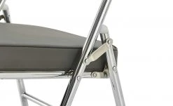 Klappstuhl Kunstleder Chrom Florian | Grau 11 Klappstuhl Kunstleder Chrom Florian | Grau -Stuhle Geschaft 13306324 2 201905092033