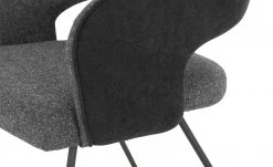 Polsterstuhl mit Armlehne Lavall | Charcoal (Anthrazit) Kufenstuhl -Stuhle Geschaft 13307248 5 202103292234