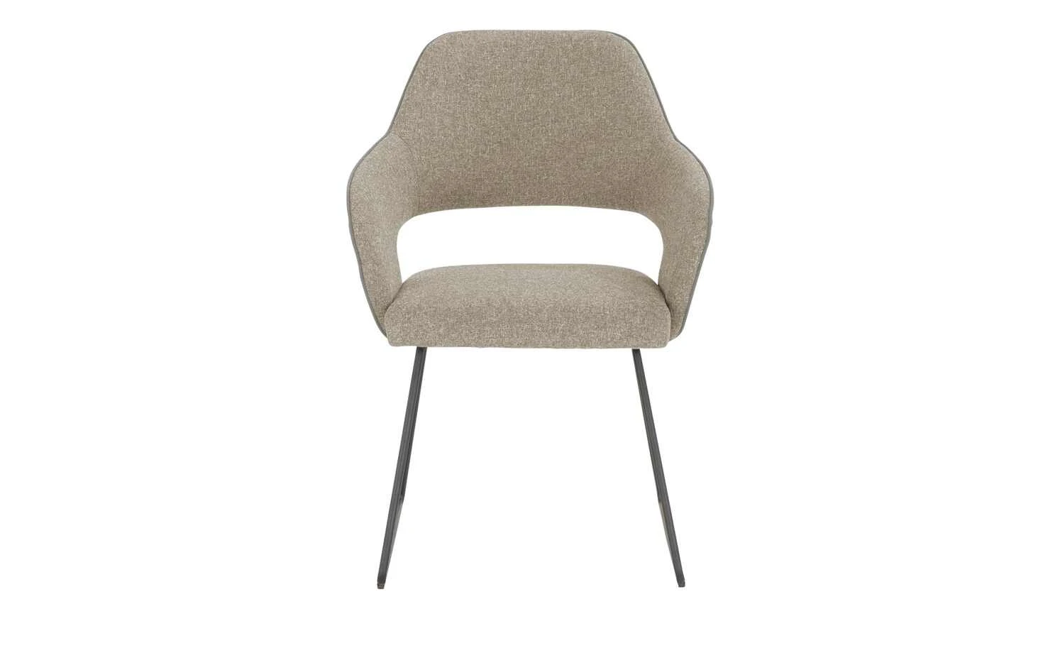Polsterstuhl mit Armlehne Lavall | Melange (Beige) Kufenstuhl 12 Polsterstuhl mit Armlehne Lavall | Melange (Beige) Kufenstuhl – Bild 10