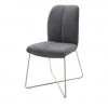 Stuhl SigNature Two | Kufenstuhl mit X-Gestell Nein Grau Edelstahl