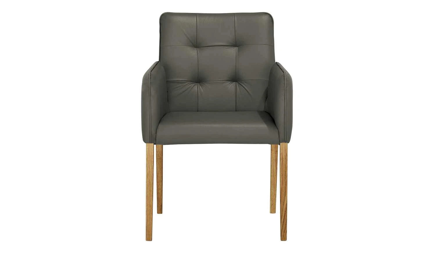 Woodford Leder-Armlehnstuhl Antonia | Anthrazit 7 Woodford Leder-Armlehnstuhl Antonia | Anthrazit – Bild 5