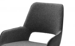 Polsterstuhl mit Armlehne Paula | Charcoal (Grau) Nein -Stuhle Geschaft 13308138 1 202102112251